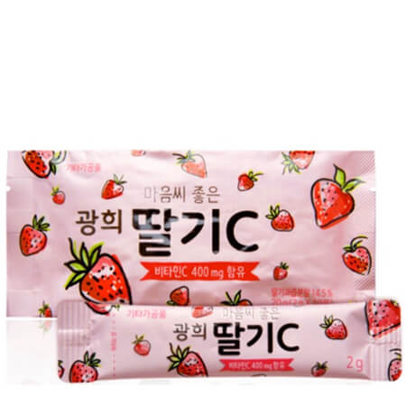 Kwanghee Strawberry Vitamin C Powder Stick,วิตามินซีเกาหลี ตัลกี, รสสตรอเบอรี่,แบบไร้น้ำตาล,ประเทศเกาหลี,วิตามินซี,วิตามิน C,แบบผงทานง่ายฉีกซองเทใส่ปากทานได้เลย,วิตามินซีเกาหลีตัลกี,วิตามินซีเกาหลีตัลกี ราคา,วิตามินซีเกาหลีตัลกี ซื้อที่ไหน,วิตามินซีเกาหลีตัลกี ราคา,ผิวขาวกระจ่างใส,